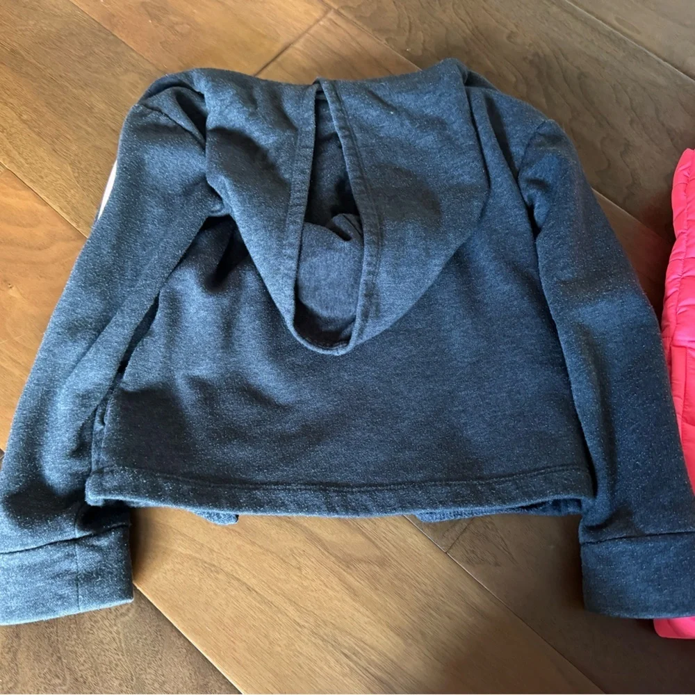 Puma Girl Bundle - Quilted Puffer Vest Fluorescent Hot Pink 10/12, Sweatshirt 7